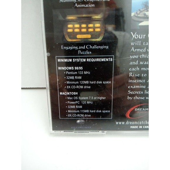 Crystal Key 2 CDs Adventure Quest Vintage Video Game 1999 PC Win 98/95 & Mac - Picture 7 of 8